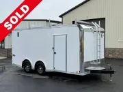 8.5' X 18' United UXT 10K GVWR Commercial-Duty Double Rear Door Enclosed Contractor's Trailer
