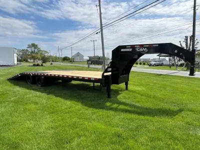 2024 CAM Superline Gooseneck Flatbed Trailer NPFBHB10230-GN-230