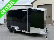 7' X 16' ATC STo 400 Aluminum V-Nose ATV / UTV / Moto Hauler Ramp Door Enclosed Cargo Trailer