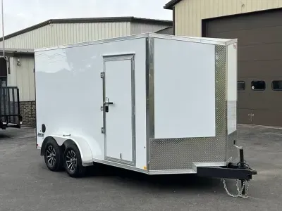 7' X 14' Pace Journey SE V-Nose Double Rear Door Enclosed Cargo Trailer