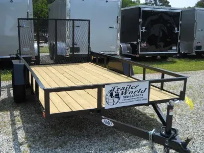 American 6'4"X10' 2990 GVWR PINLESS GATE 15" TIRES