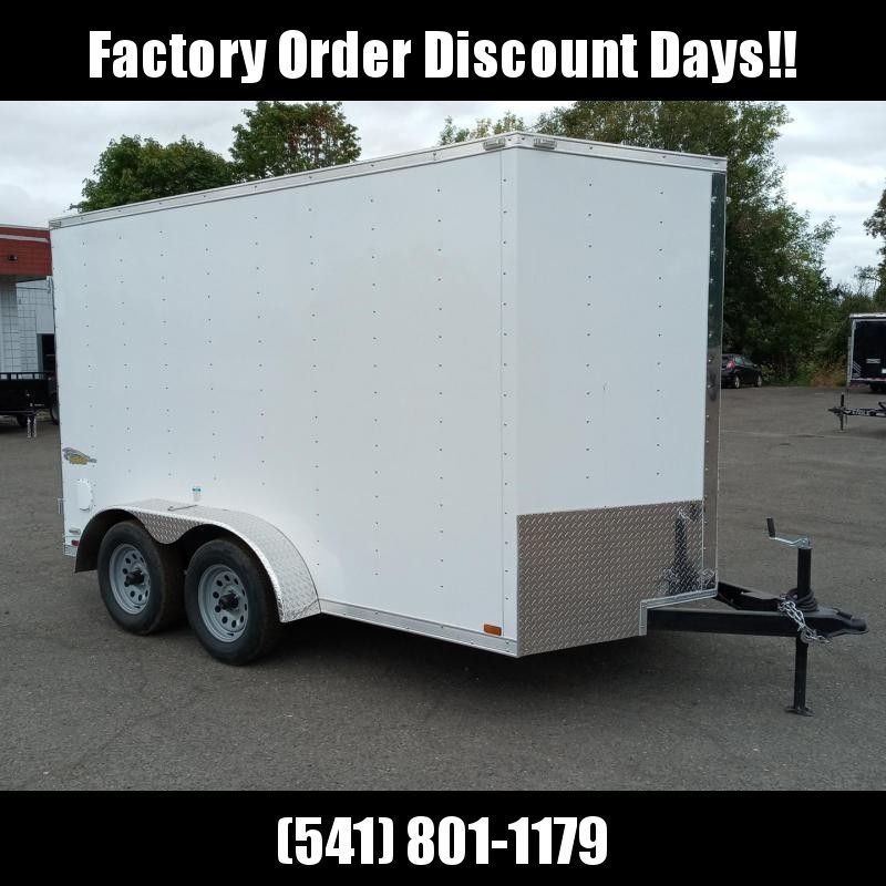 7x12 Tandem Axle Enclosed Cargo Trailer with Double Doors **FACTORY ORDER** 7x12 Tandem Axle Enclosed Cargo Trailer with Double Doors **FACTORY ORDER**