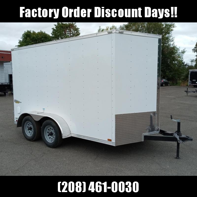 7x12 Tandem Axle Enclosed Cargo Trailer with Double Doors **FACTORY ORDER** 7x12 Tandem Axle Enclosed Cargo Trailer with Double Doors **FACTORY ORDER**