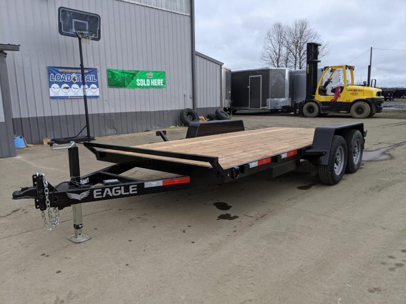 7x16 Tandem Axle 10k Flatbed Trailer 