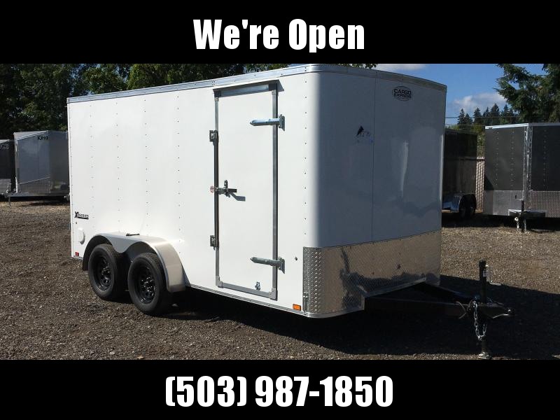7x14 Tandem Axle Enclosed Cargo Trailer Double Door 7x14 Tandem Axle Enclosed Cargo Trailer Double Door