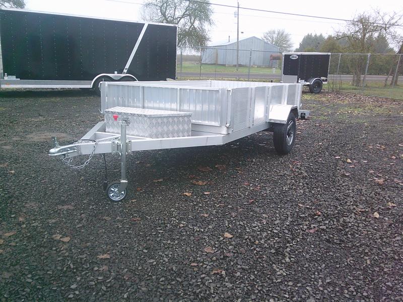 6x10 Single Axle 3K Aluminum Dump Trailer