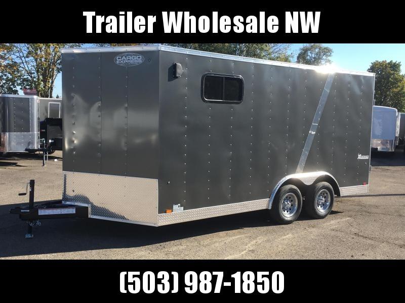 8.5x16 Enclosed Cargo Trailer **82" Rear Door Height**