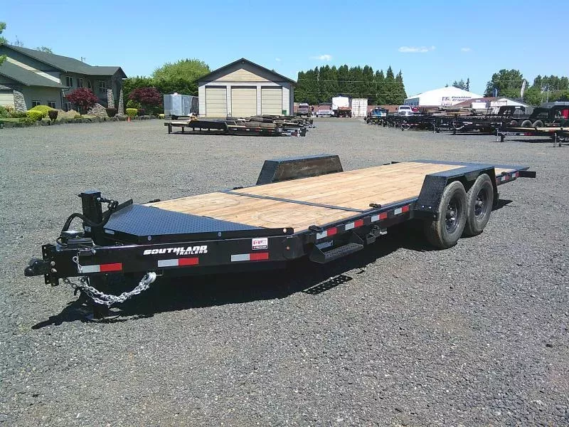 7x16+4 Tandem Axle 16K Split Tilt Equipment Trailer