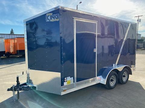 7 X 14 Enclosed Cargo Trailer ** Rear ramp Door ** RV Side Door ** Ceiling vent ** 7 X 14 Enclosed Cargo Trailer ** Rear ramp Door ** RV Side Door ** Ceiling vent **