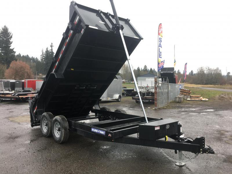 7x12 Dump Trailer 12K Telescopic Dump And Ramps 7x12 Dump Trailer 12K Telescopic Dump And Ramps