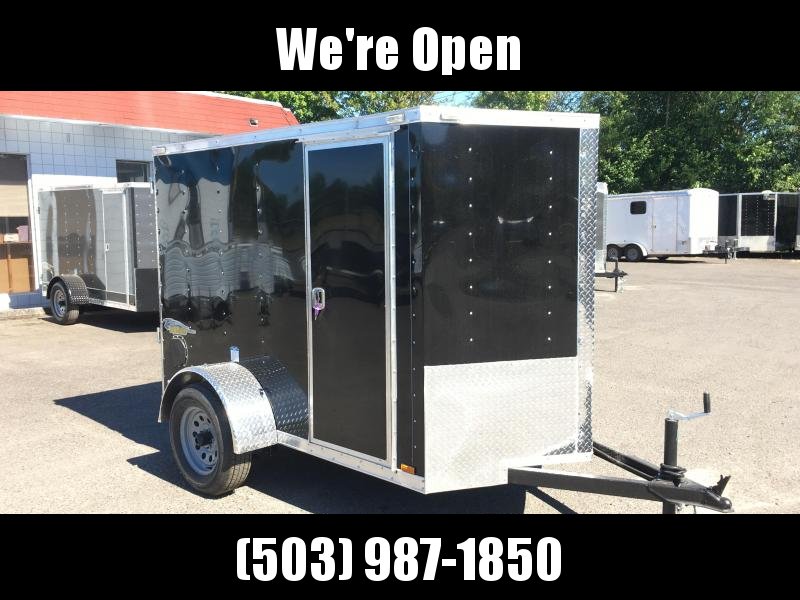 5x8 Enclosed Cargo Trailer With Double Door 5x8 Enclosed Cargo Trailer With Double Door