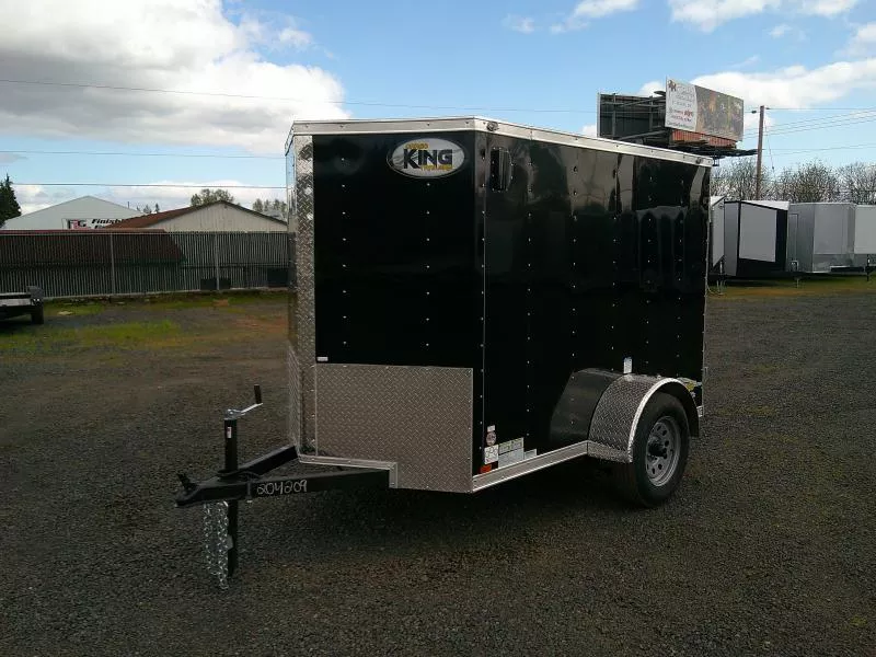 5x8 Single Axle 3K Enclosed Cargo Trailer 