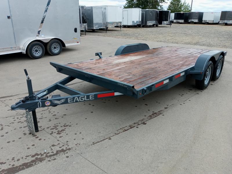 7x16 Tandem Axle 7K Flatbed Trailer