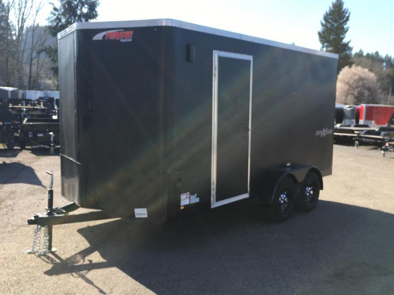 7x14 Enclosed Cargo Trailer Matte Black **Side X Side** 7x14 Enclosed Cargo Trailer Matte Black **Side X Side**