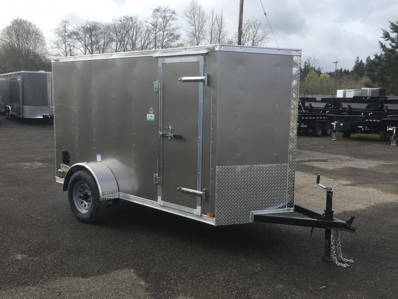 5x10 Enclosed Cargo Trailer With Ramp and Plus Height 5x10 Enclosed Cargo Trailer With Ramp and Plus Height