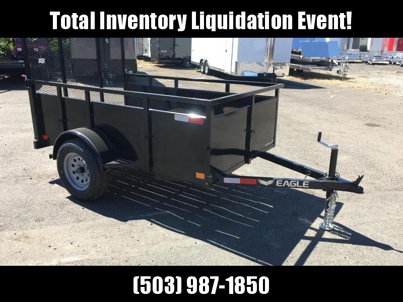 5x8 3k Utility Trailer w/ Full Width Ramp Gate 5x8 3k Utility Trailer w/ Full Width Ramp Gate