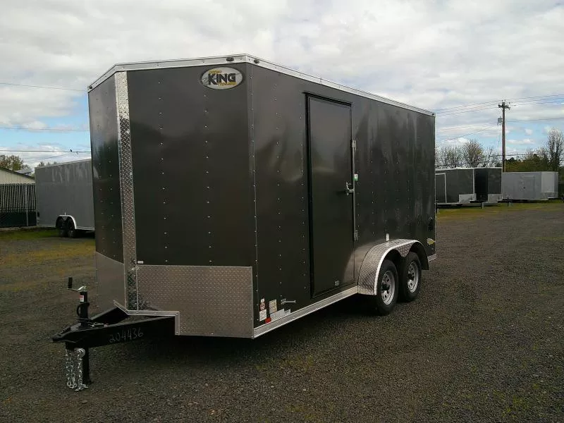 7x16 Tandem Axle 7K Enclosed Cargo Trailer