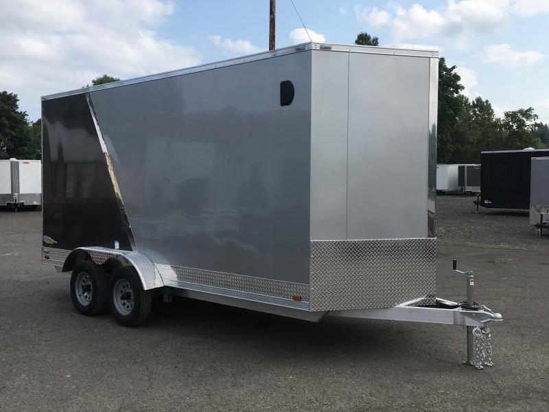7x14 Tandem Axle Aluminum Cargo Trailer **Side X Side** **ON ORDER** 7x14 Tandem Axle Aluminum Cargo Trailer **Side X Side** **ON ORDER**