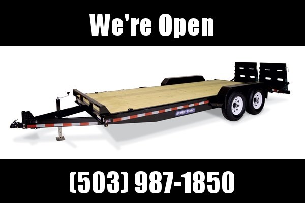 7x18 Equipment Trailer HD Univ Ramp 14K 7x18 Equipment Trailer HD Univ Ramp 14K