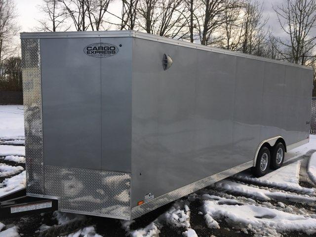 8.5x24 Enclosed Car Cargo Trailer **Screwless Skins** 8.5x24 Enclosed Car Cargo Trailer **Screwless Skins**