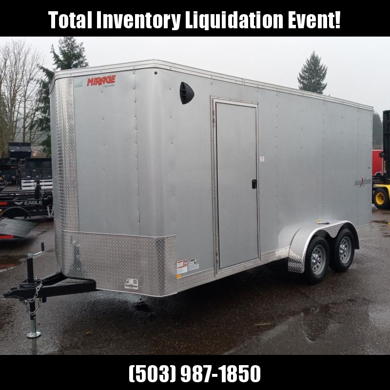 7x16 Enclosed Cargo Trailer **Side by Side** 7x16 Enclosed Cargo Trailer **Side by Side**