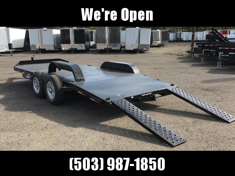 7x18 Car Hauler 7k Steel Deck Open Utility Trailer 7x18 Car Hauler 7k Steel Deck Open Utility Trailer