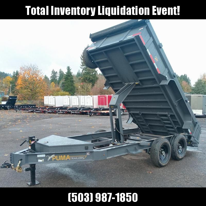 7x14 14k Heavy Duty Equipment Dump Trailer 7x14 14k Heavy Duty Equipment Dump Trailer