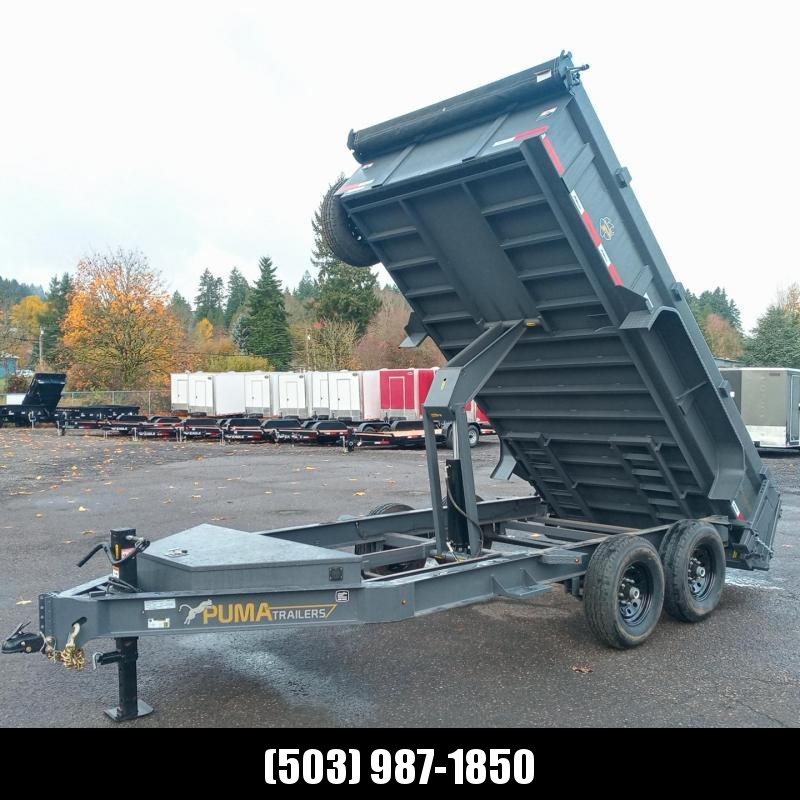 7x14 14k Heavy Duty Equipment Dump Trailer 7x14 14k Heavy Duty Equipment Dump Trailer