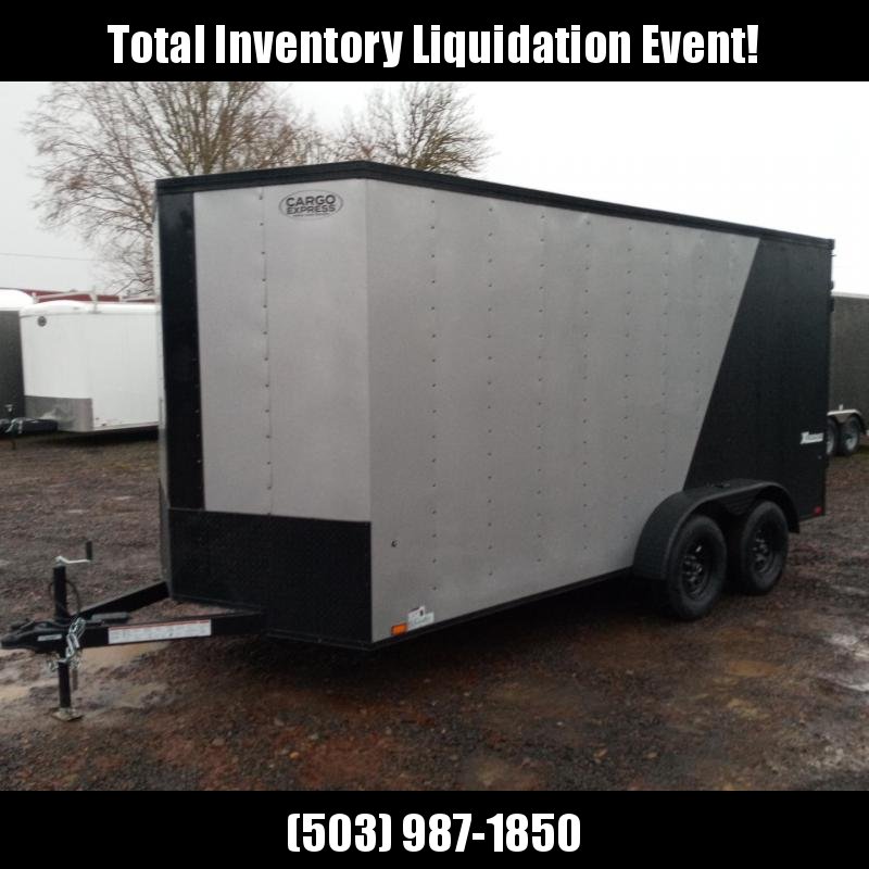 7x16 7k Enclosed Cargo Trailer w/ Rear Ramp Door 7x16 7k Enclosed Cargo Trailer w/ Rear Ramp Door