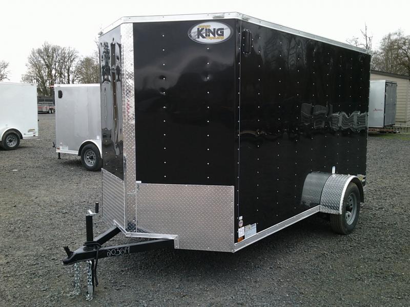 6x12 Single Axle 3k Enclosed Cargo Trailer 