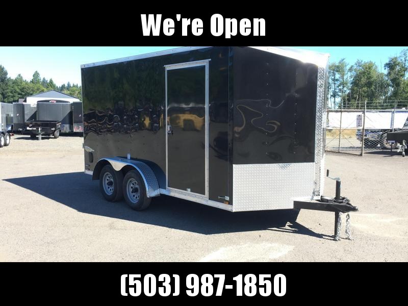 7x14 Tandem Axle Enclosed Cargo Trailer **Slant V Nose** 7x14 Tandem Axle Enclosed Cargo Trailer **Slant V Nose**