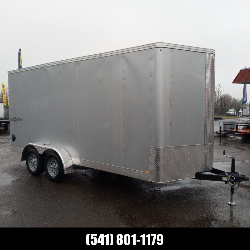 7x16 Tandem Axle Enclosed Cargo Trailer - Side by Side Pkg 7x16 Tandem Axle Enclosed Cargo Trailer - Side by Side Pkg