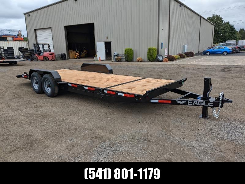NEW 7x20 Tandem Axle 14K Flatbed Tilt Trailer NEW 7x20 Tandem Axle 14K Flatbed Tilt Trailer