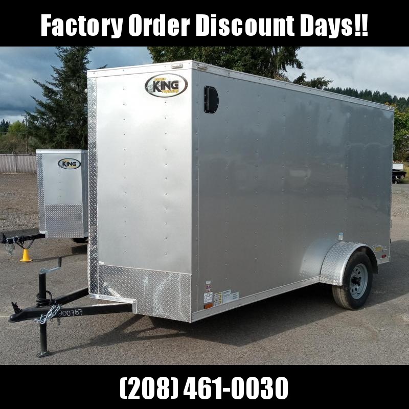 6x12 Enclosed Cargo Trailer With Ramp Door **FACTORY ORDER** 6x12 Enclosed Cargo Trailer With Ramp Door **FACTORY ORDER**