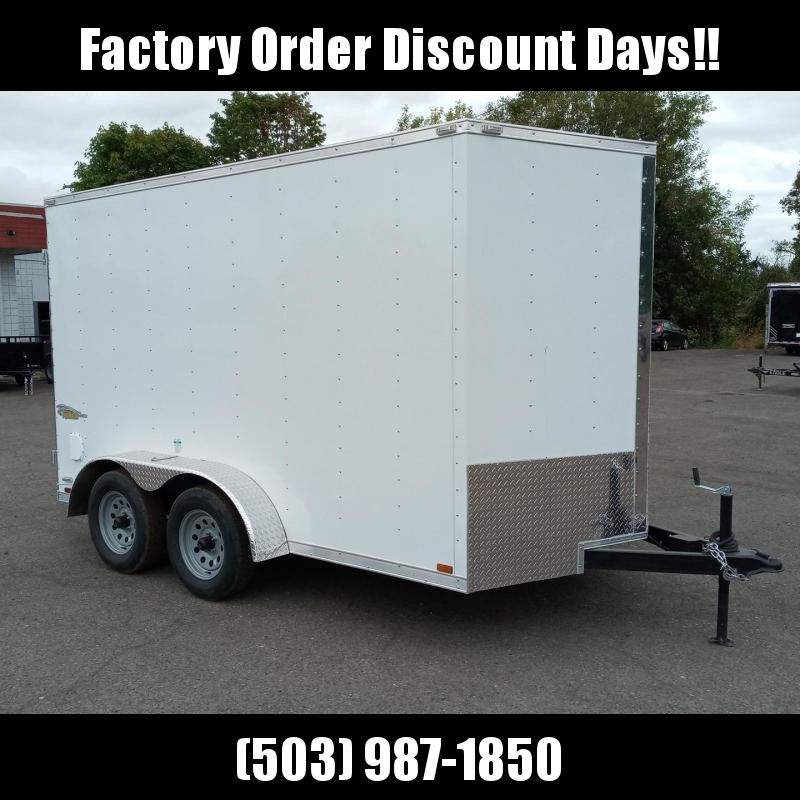7x12 Tandem Axle Enclosed Cargo Trailer with Double Doors **FACTORY ORDER** 7x12 Tandem Axle Enclosed Cargo Trailer with Double Doors **FACTORY ORDER**