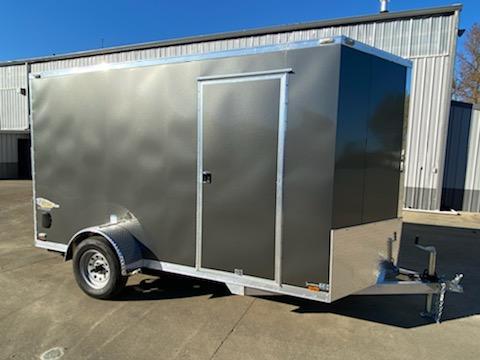 6 x 12 Enclosed Cargo Trailer ** All Aluminum ** Rear Ramp Door ** 24'' Stoneguard ** 6 x 12 Enclosed Cargo Trailer ** All Aluminum ** Rear Ramp Door ** 24'' Stoneguard **