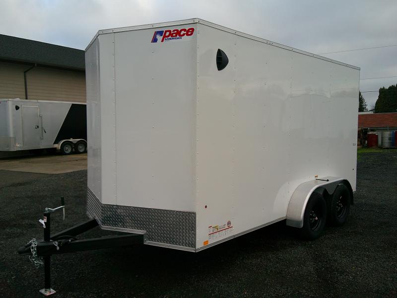 7x14 Tandem Axle 7K Enclosed Cargo Trailer