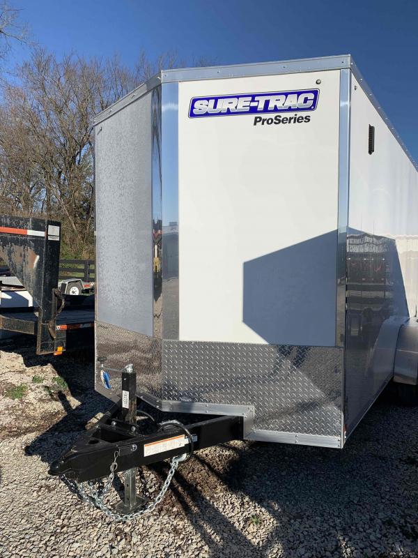 2022 Sure-Trac 7 x 16 Pro Series Enclosed Wedge Cargo T 2022 Sure-Trac 7 x 16 Pro Series Enclosed Wedge Cargo T