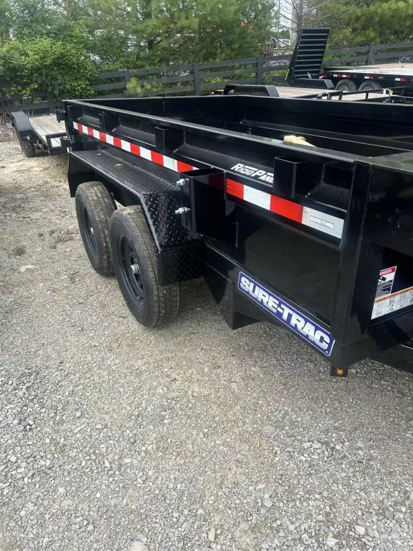 2025 Sure-Trac 5 x 10 Low Profile Homeowner Dump Trailer  7K TA Single Ram 6POf1Etk4x4s