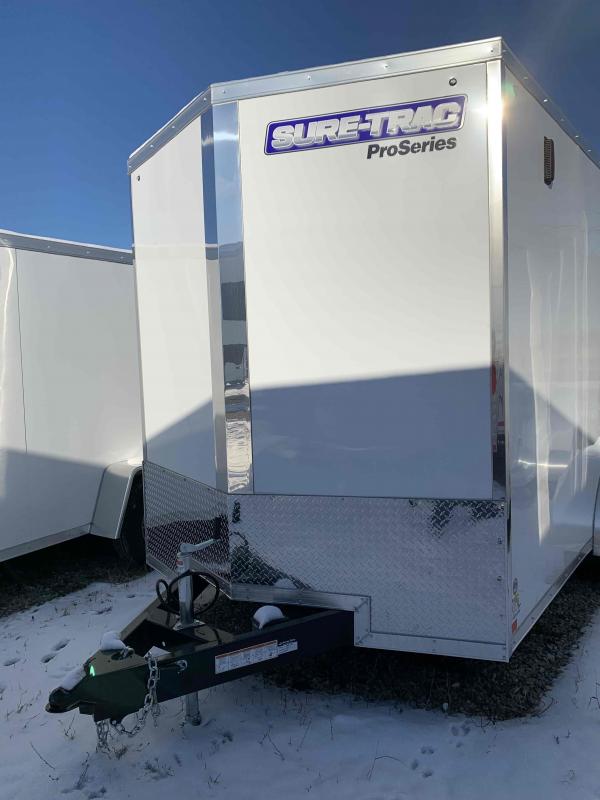 2022 Sure-Trac 7 x 16 Pro Series Enclosed Wedge Cargo T 2022 Sure-Trac 7 x 16 Pro Series Enclosed Wedge Cargo T