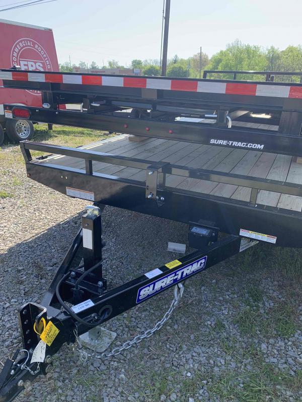 2022 Sure-Trac 8.5 x 20 Low Profile Flat Deck Deckover Trailer 10K 2022 Sure-Trac 8.5 x 20 Low Profile Flat Deck Deckover Trailer 10K