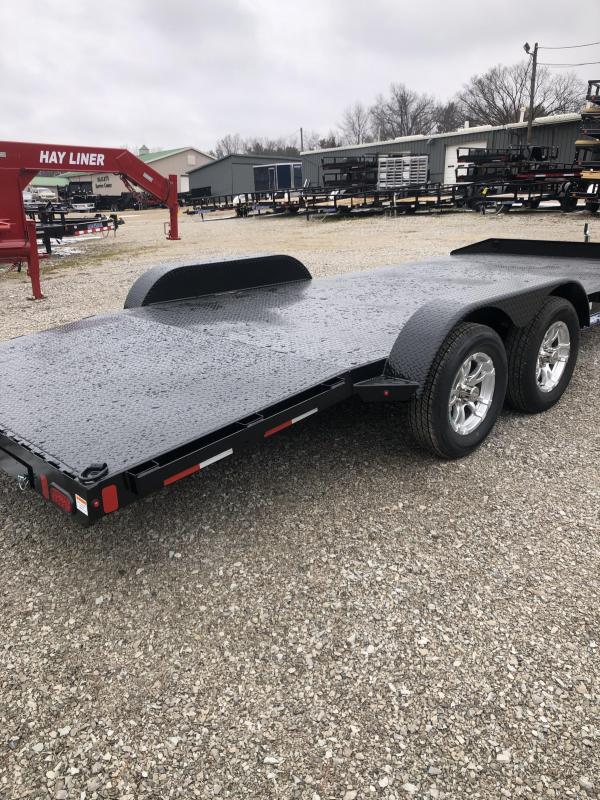 2021 Sure-Trac 7 x 18 (14+4) Steel Deck Car Hauler Trai 2021 Sure-Trac 7 x 18 (14+4) Steel Deck Car Hauler Trai
