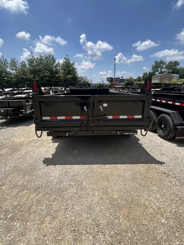 2025 Sure-Trac 82 IN x 16 HD Low Profile Dump Trailer  14K Telescopic