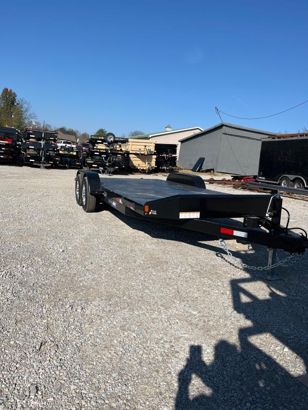 2023 Sure-Trac 7 x 20 (16+4) Steel Deck Car Hauler Trailer 10K 2023 Sure-Trac 7 x 20 (16+4) Steel Deck Car Hauler Trailer 10K