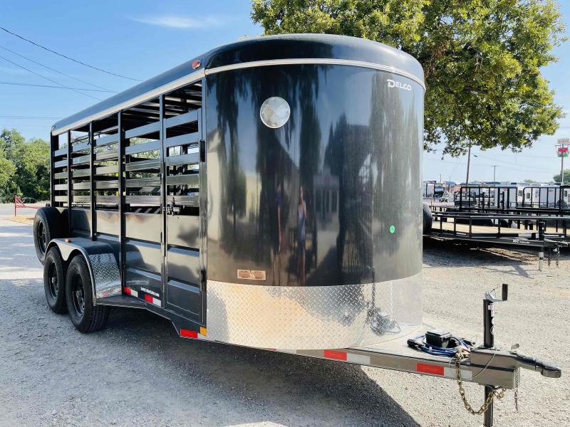 2021 Delco Trailers Bumper Pull 6'8"x16' Livestock Trailer 2021 Delco Trailers Bumper Pull 6'8"x16' Livestock Trailer