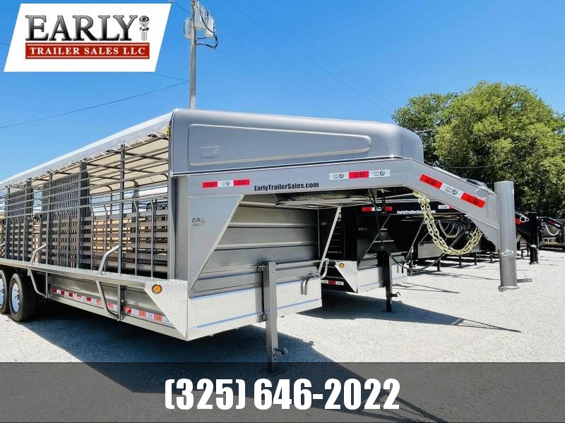 2022 GR 6'8"x24 Gooseneck Livestock 2022 GR 6'8"x24 Gooseneck Livestock