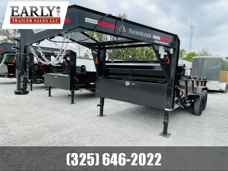 2023 RawMaxx 14x83 Gooseneck Dump Trailer 2023 RawMaxx 14x83 Gooseneck Dump Trailer
