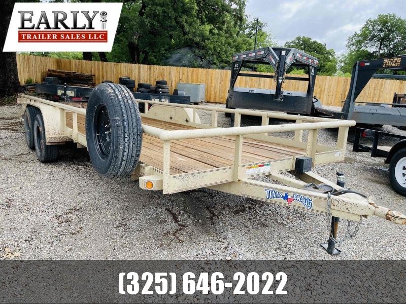 USED 2019 Texas Bragg 20X83 Tandem Axle Utility Trailer USED 2019 Texas Bragg 20X83 Tandem Axle Utility Trailer
