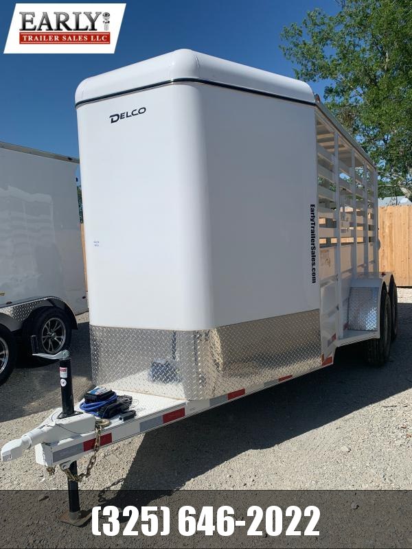 2022 Delco Trailers 6x14 Bumper Pull Livestock 2022 Delco Trailers 6x14 Bumper Pull Livestock