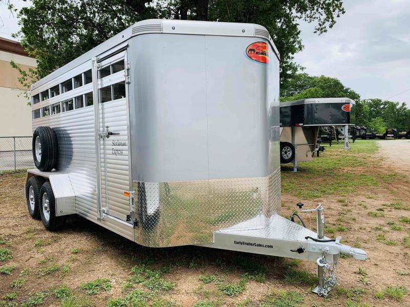 2021 Sundowner Trailers 16'x6'9"x6'6" Bumper Pull Livestock Trailer 2021 Sundowner Trailers 16'x6'9"x6'6" Bumper Pull Livestock Trailer